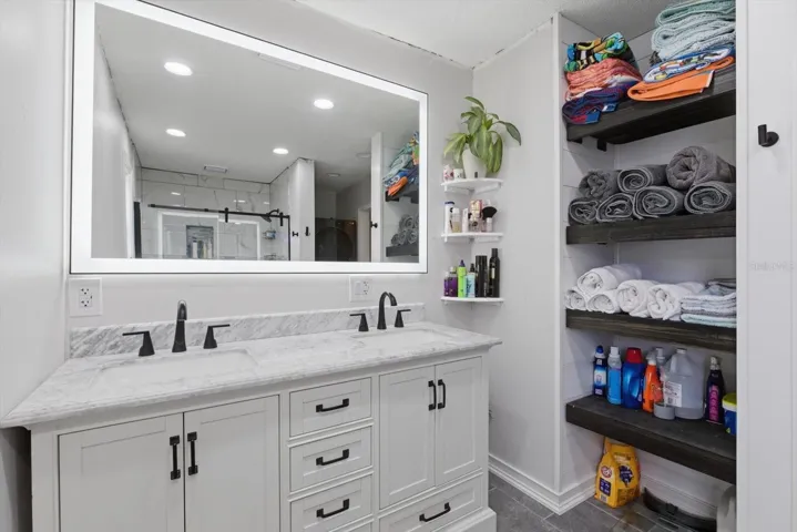 hallway bathroom