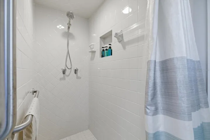 Primary walk in shower