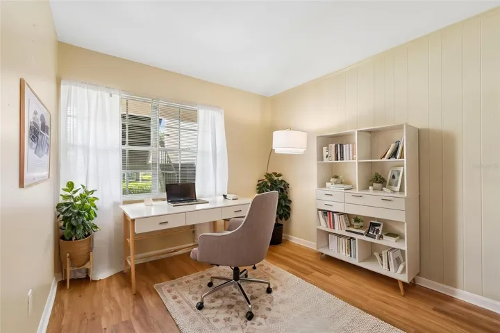 2nd Bedroom - Virtual Staged as an office
