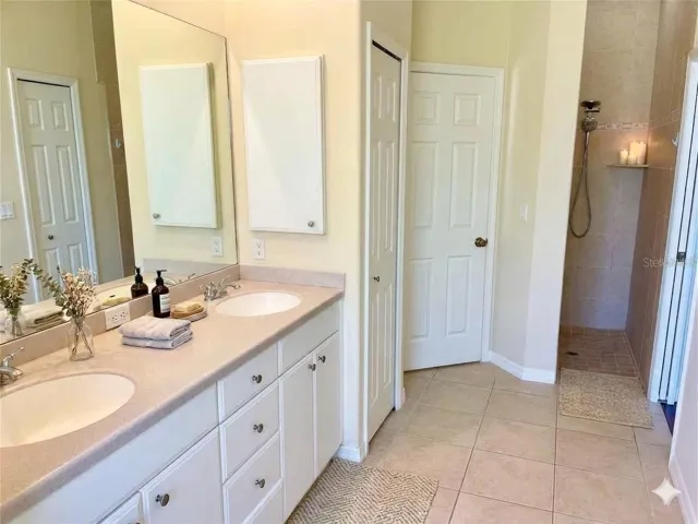 primary bathroom -staged