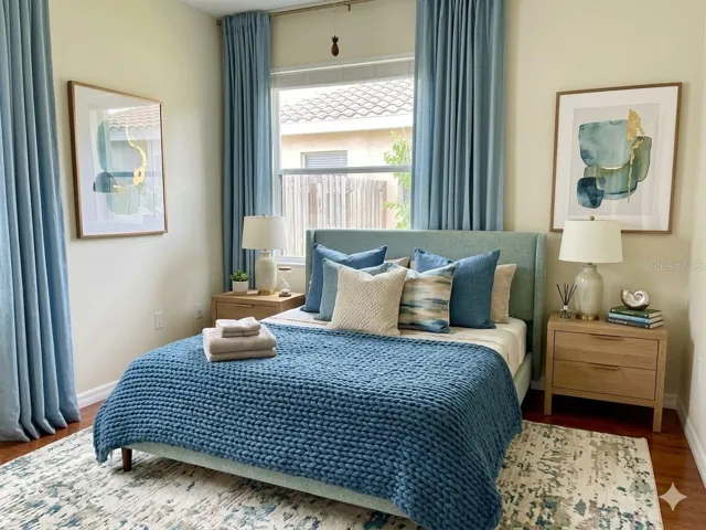2nd bedroom -staged