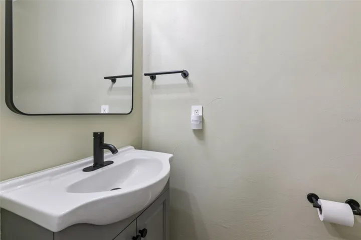 Downstairs half bath