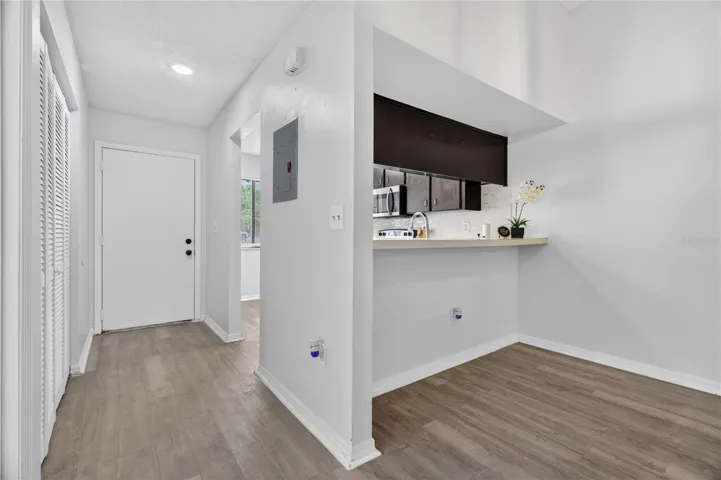 Entryway, Breakfast Nook and Dining Area.