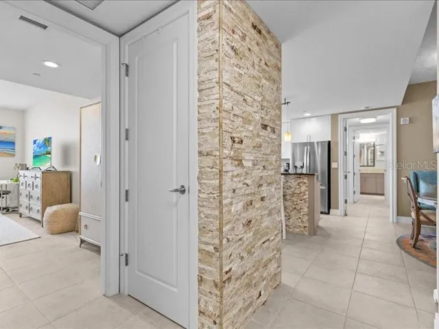 Hallway to guest suite