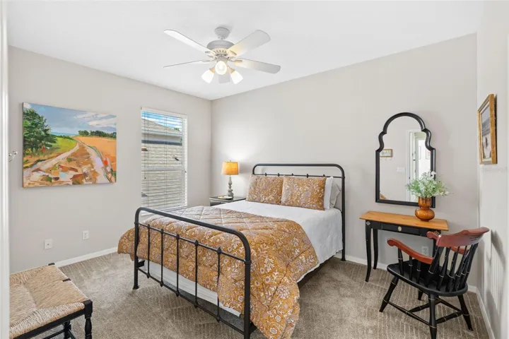 Three additional bedrooms and a full bath offer comfort and flexibility for family or guests, with PROFESSIONALLY CLEANED CARPETING enhancing the move-in-ready appeal. Bedroom 2