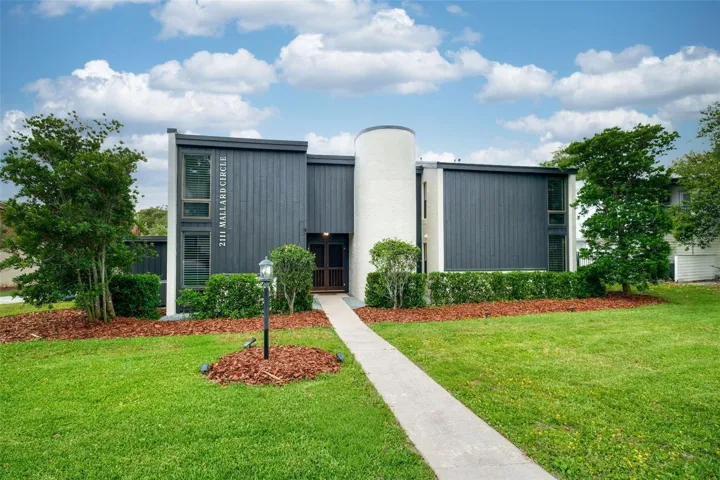 Striking front elevation with distinctive architecture, clean lines, and inviting curb appeal.