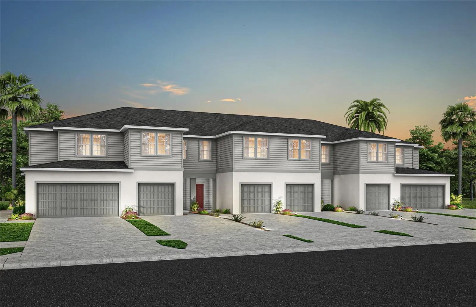 Exterior Design. Artistic rendering for this new construction home. Pictures are for illustrative purposes only. Elevations, colors and options may vary.