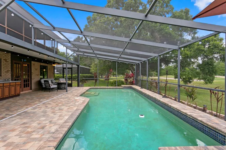 Swim some laps in your private pool