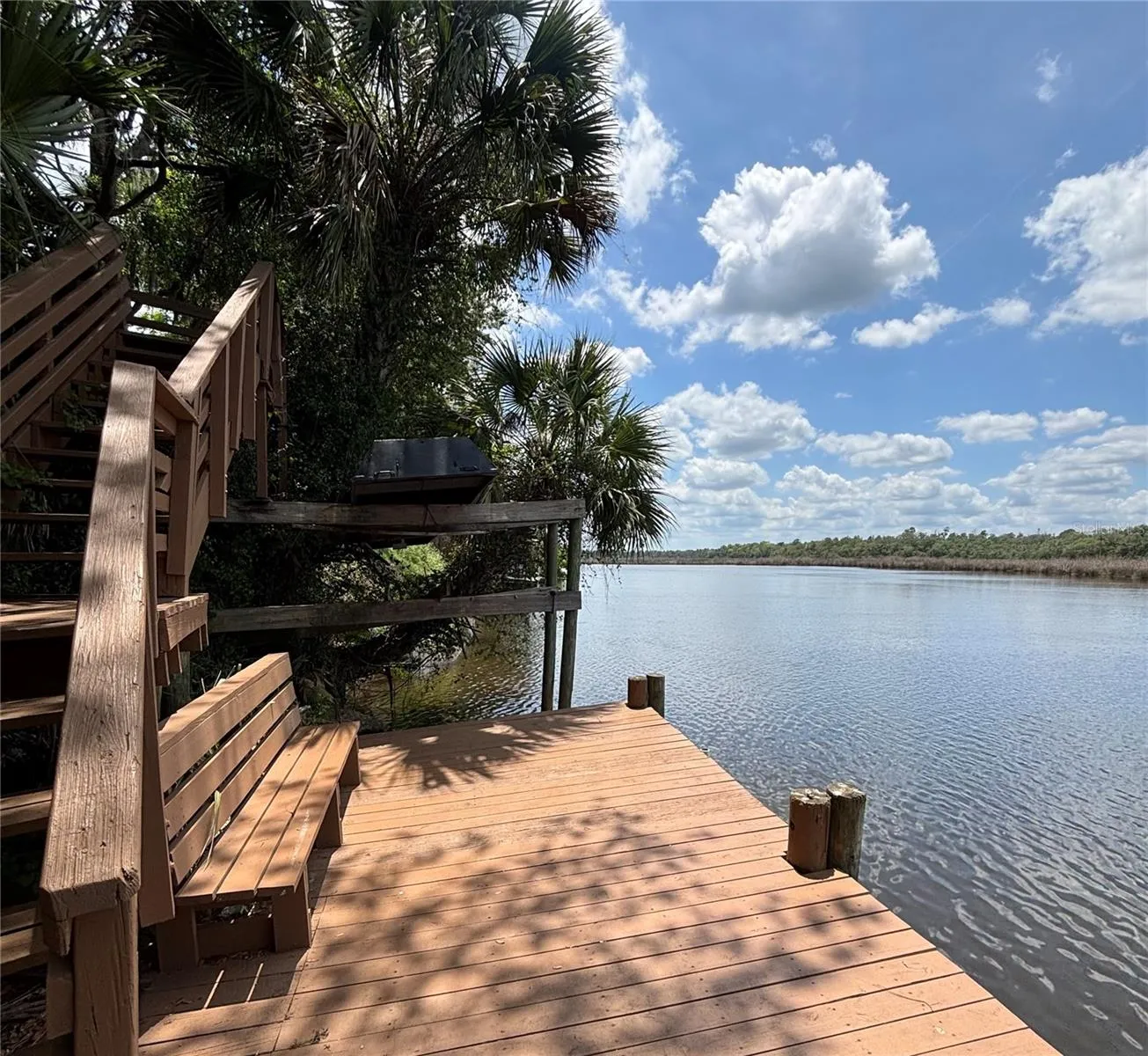 Spruce Creek river from Dock