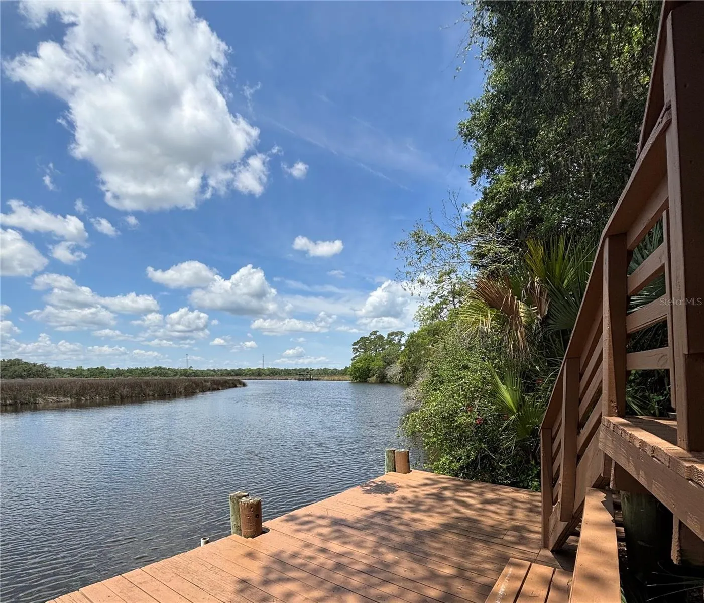 Spruce Creek river from Dock