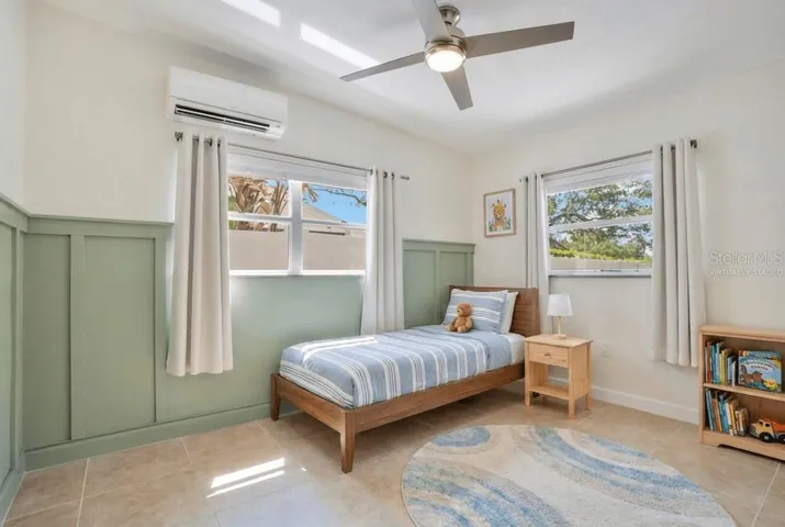 Virtually Staged Secondary Bedroom