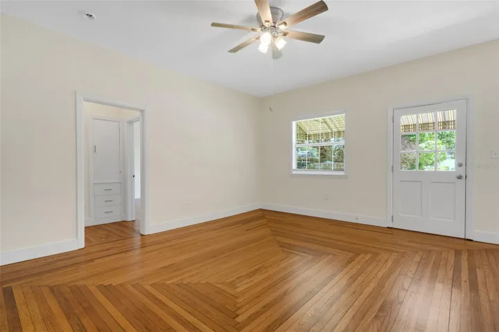 REAL wood flooring throughout much of the home.