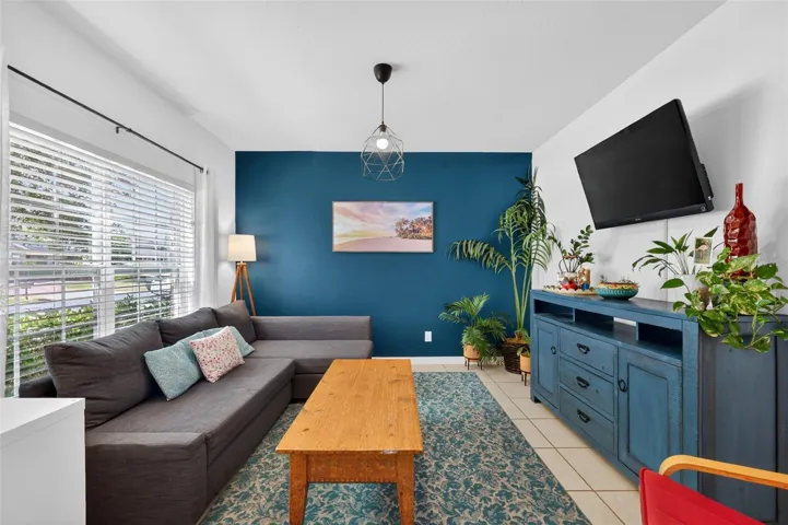 Flex area could serve as den, office, living room, dining room, or whatever suits your needs