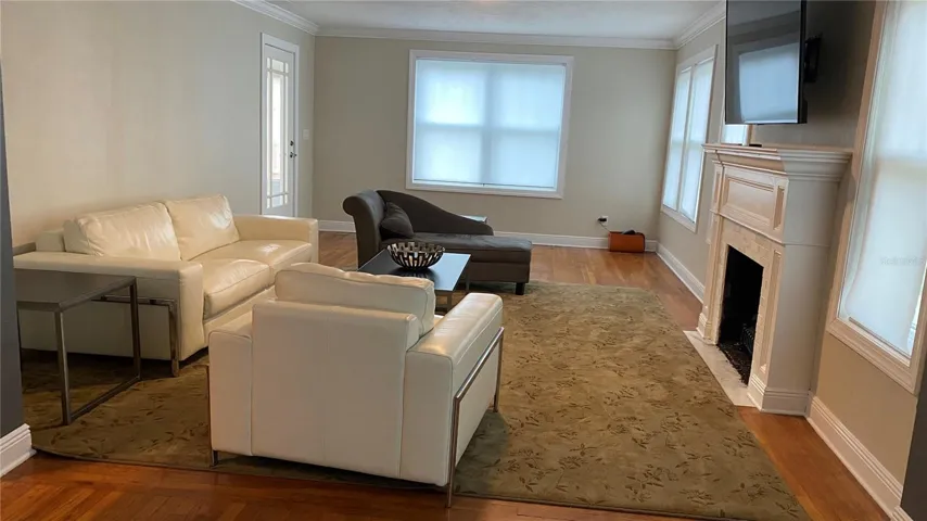 Living Room with Fireplace