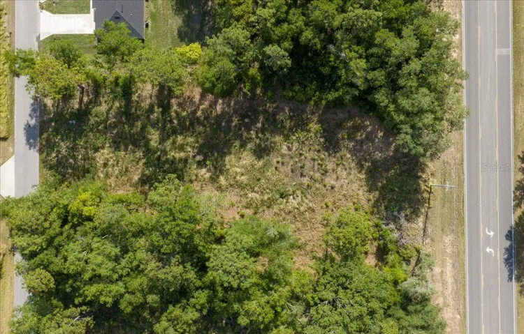 Aerial view of the subject property