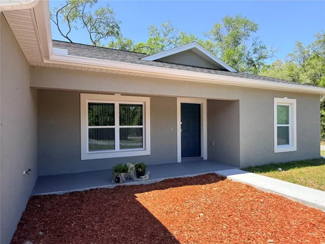 Outside front entry