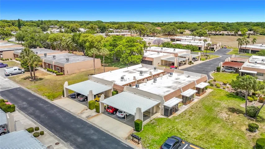 aerial view of neighborhood