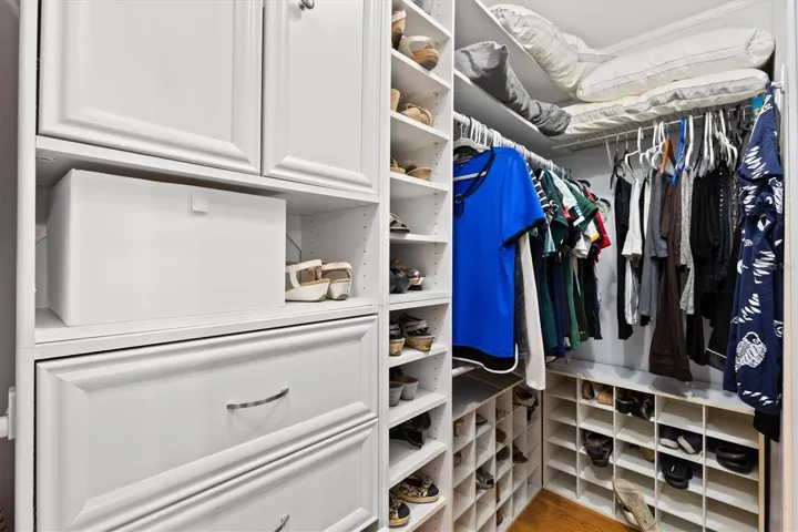Primary closet