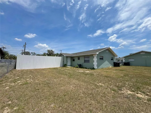 Rear yard
