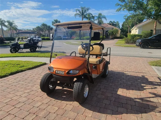 Golf cart included with home