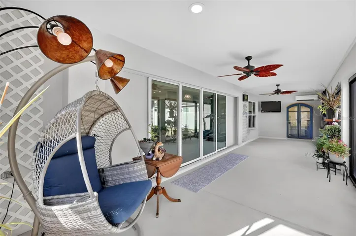 Glass-Enclosed Lanai with Mini-Split