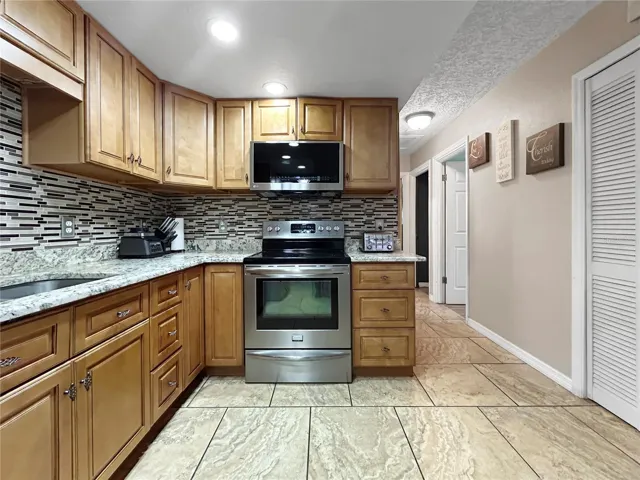 Stove is removed