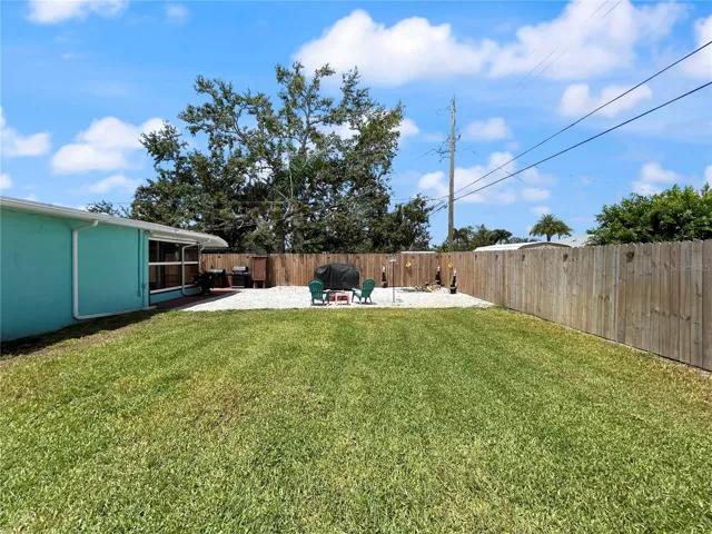 Back yard view