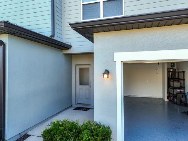 Rear Entry (left of garage)