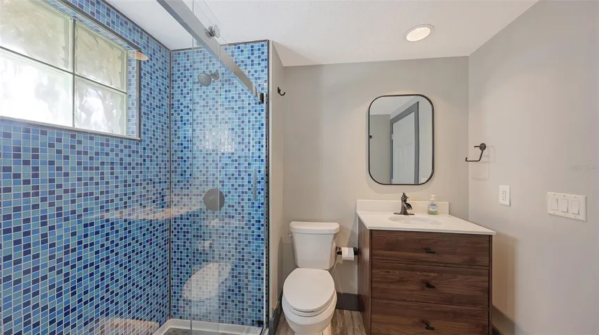 First-floor bath has been completely renovated.