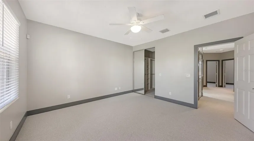 Spacious second-floor primary bedroom.