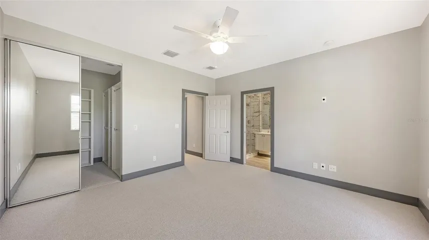 Second-floor primary has both an en suite and a walk-in closet.