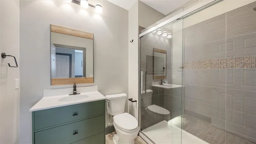 Renovated bathroom number three.