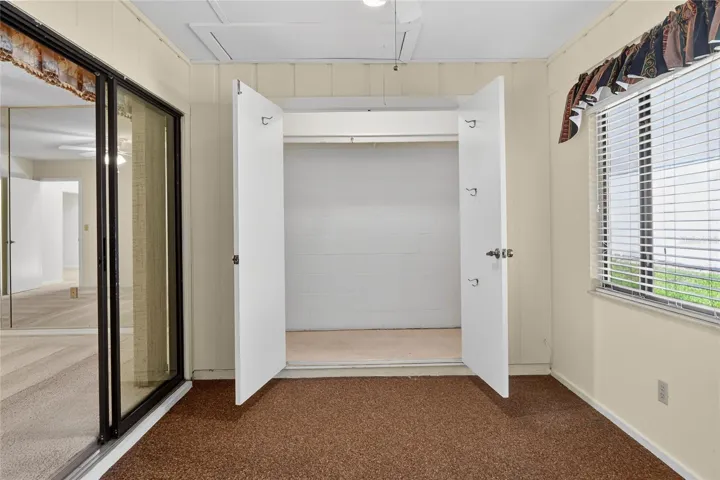 Storage closet in Florida Room