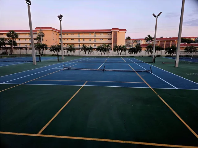 TENNIS ANYONE? LIT FOR EVES TOO