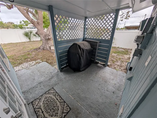 Covered Rear Porch