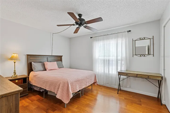 2nd Bedroom with engineered hardwood floors and plenty of space