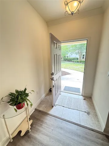 Front Door Opens Into Tiled Entry