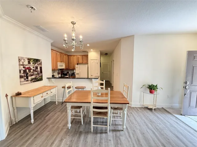 Front Door Opens Into The Dining Area