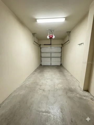 Attached One Car Garage