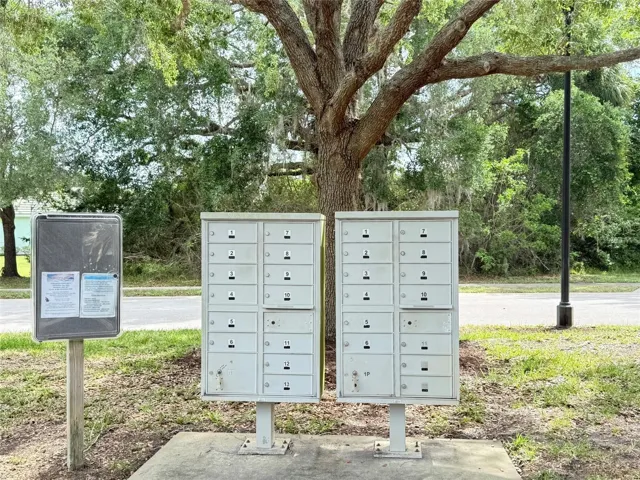 Mailbox For Unit 111 Is At the End Of The Driveway