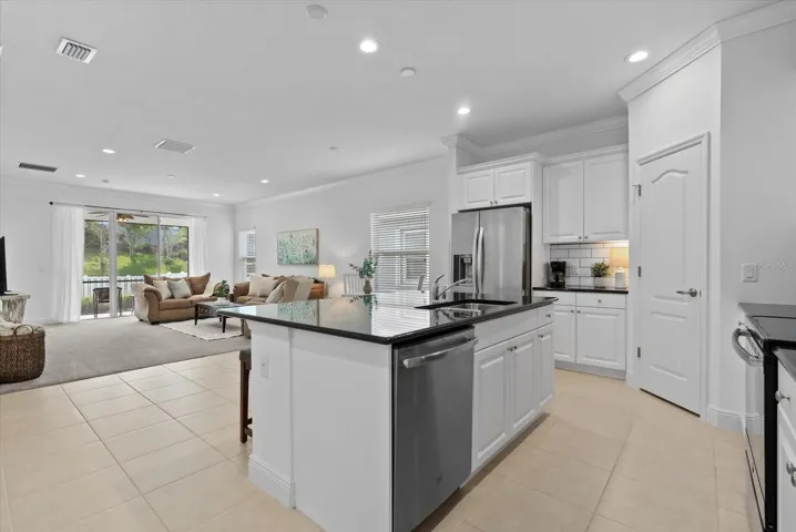 Kitchen open to great room