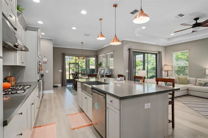 Plenty of Entertaining Space. The 10' Ceilings add so much to this home.