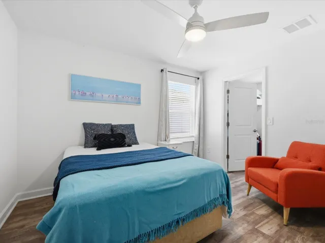 Bedroom #2 - door to a walking closet - check it the floor plan