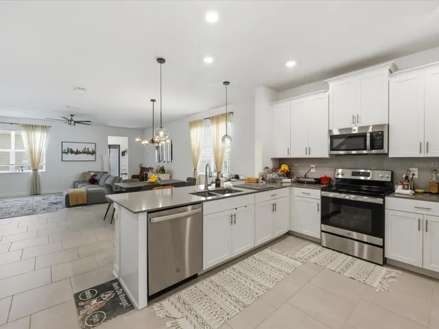 View of the kitchen