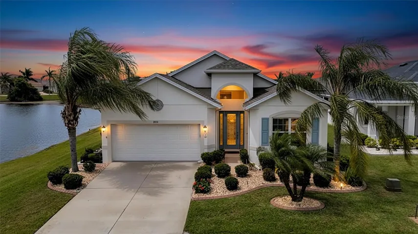Set on a tranquil lot next to a lake, this home is the perfect lot!