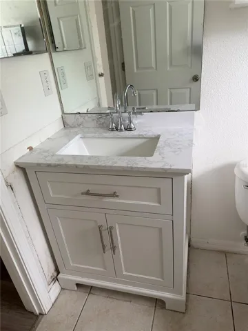 Secondary bath * New vanity