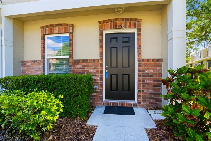Welcoming front entrance