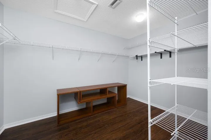 Large Primary Bedroom Walk in Closet