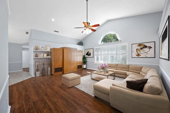 Virtually Staged Family Room