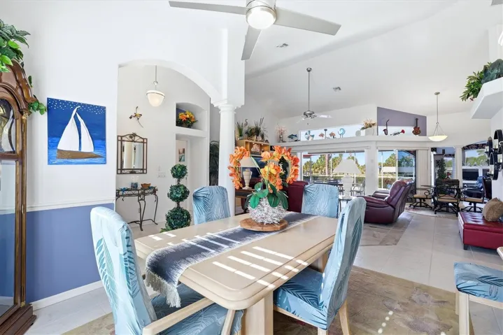 Formal dining area